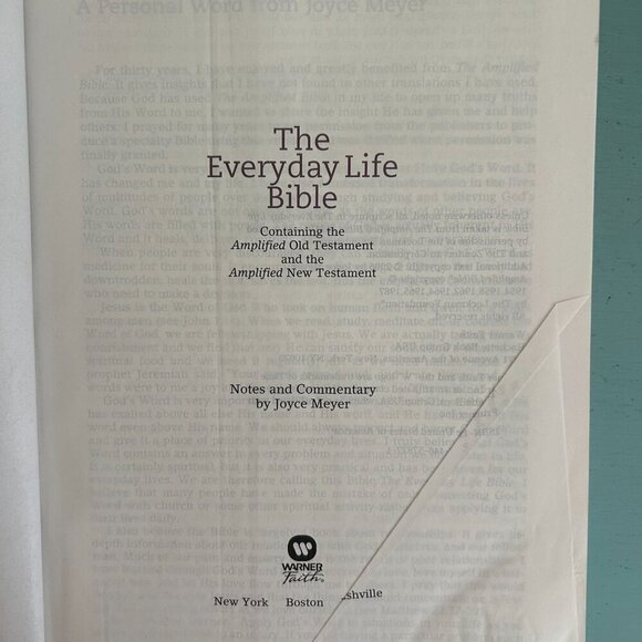The Everyday Life Bible: The Power of God's Word for Everyday Living Amplified - Picture 6 of 10